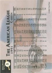 1992 Front Row Griffey Club House #5 Ken Griffey Jr./The American League back image