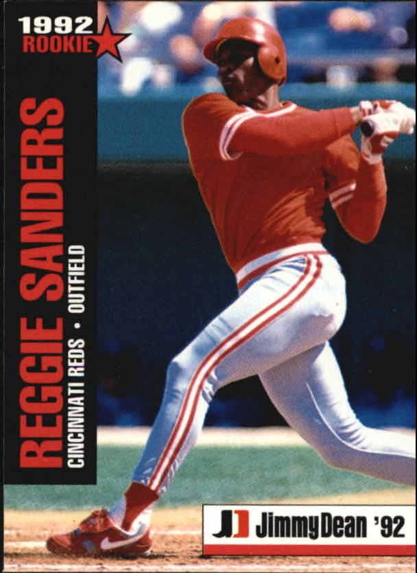 Reggie Sanders autographed Baseball Card (Cincinnati Reds) 1993