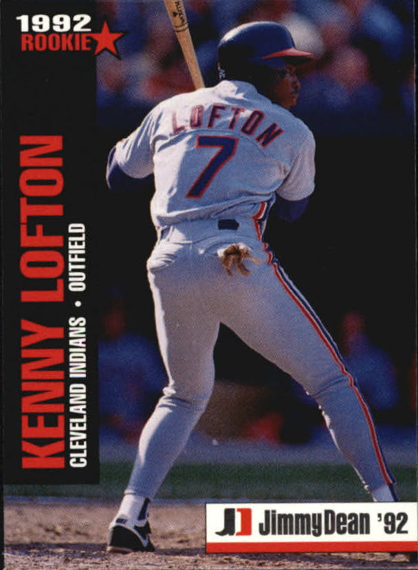 1992 Jimmy Dean Rookie Stars #8 Kenny Lofton