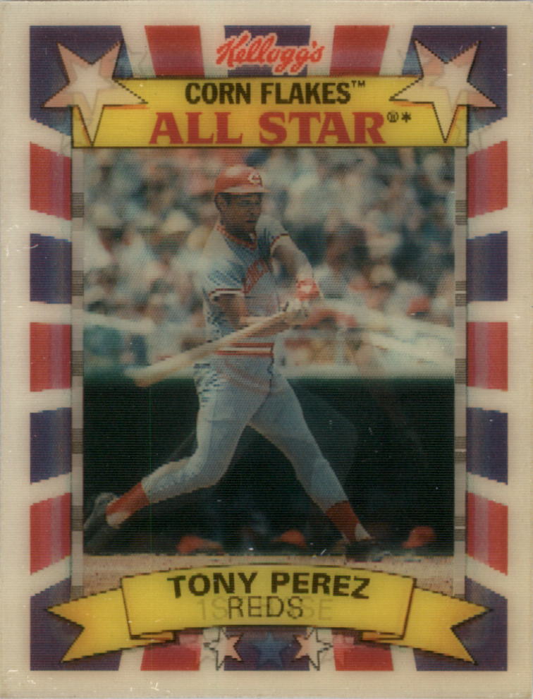 1992 Kellogg's All-Stars #2 Tony Perez - NM-MT