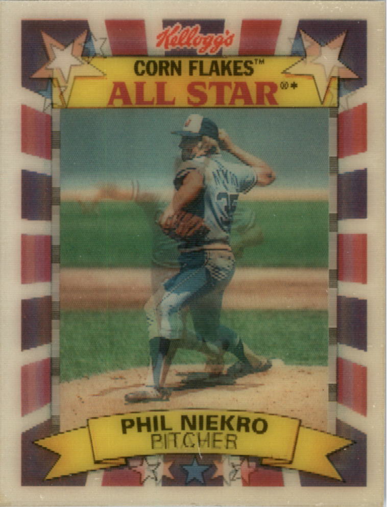 1992 Kellogg's All-Stars #6 Phil Niekro - NM-MT