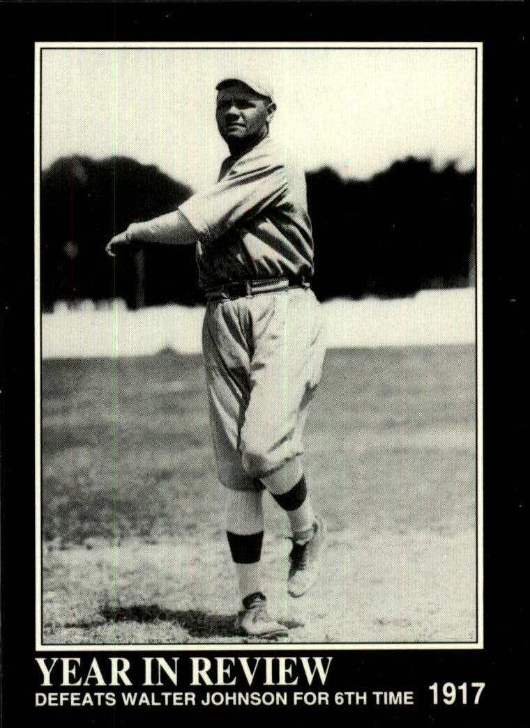 1992 Megacards Ruth #9 Defeats/Walter Johnson for 6th Time/1917