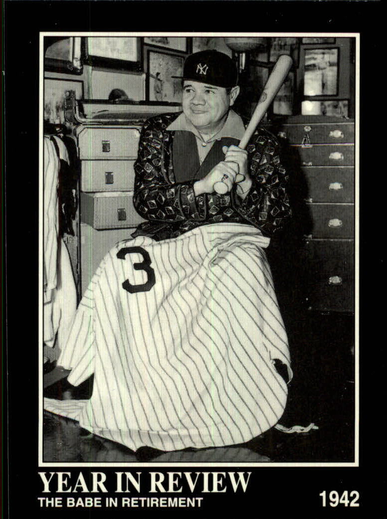 1992 Megacards Ruth #29 The Babe in/Retirement 1942