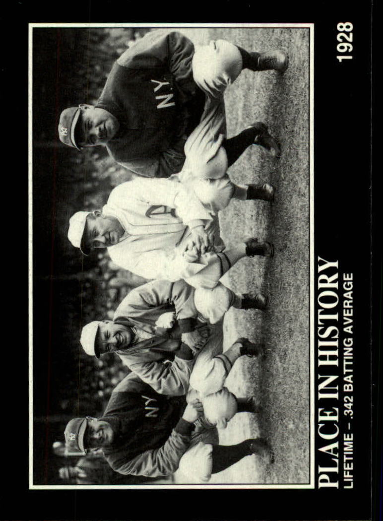 1992 Megacards Ruth #51 Lifetime-.342 Batting/Average 1928