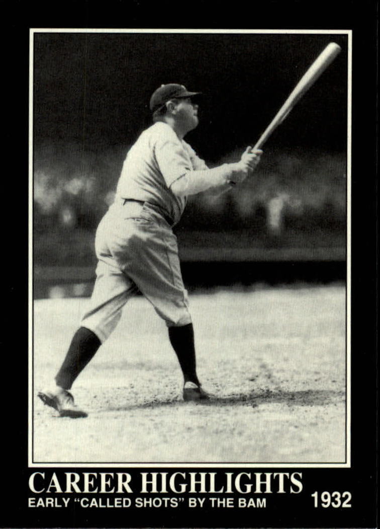 1992 Megacards Ruth #84 Early Called Shots/by The Bambino 1932