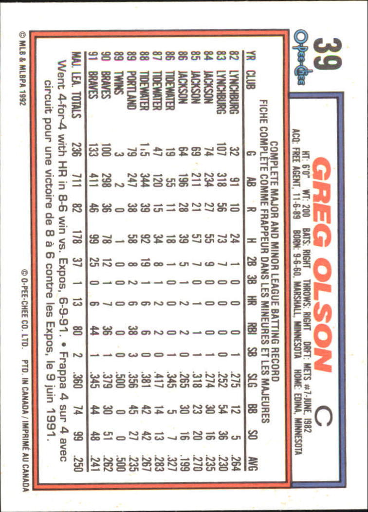 Sports Card Back