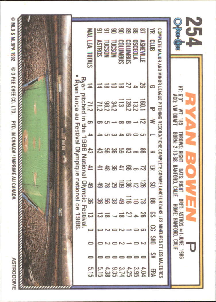 Sports Card Back