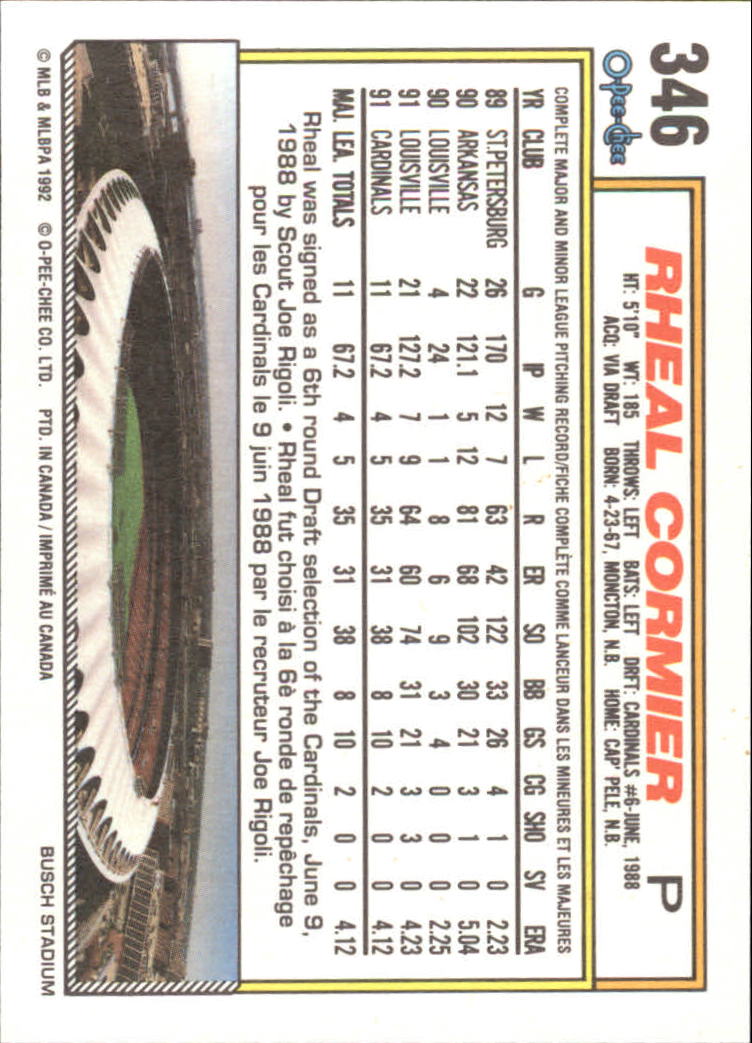 Sports Card Back