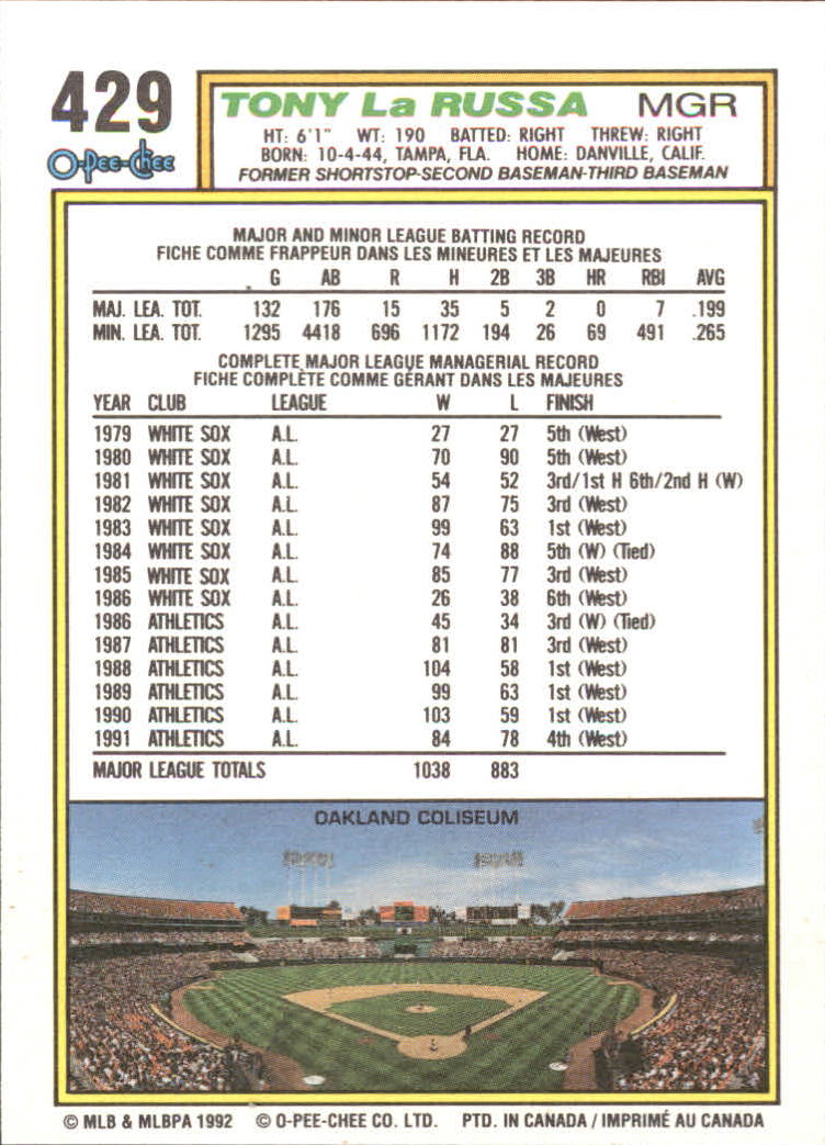 Sports Card Back