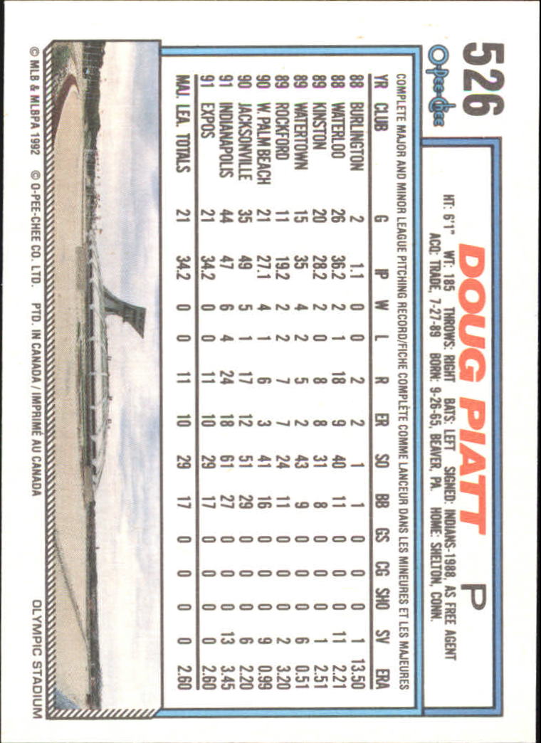 Sports Card Back