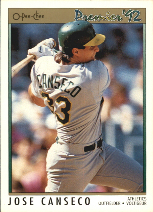 1992 O-Pee-Chee Premier #24 Jose Canseco