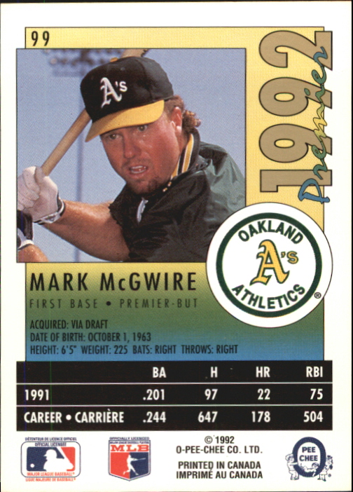 Sports Card Back