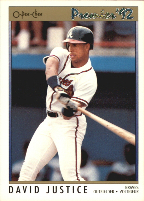  1992 Donruss #327 David Justice NM-MT Atlanta Braves