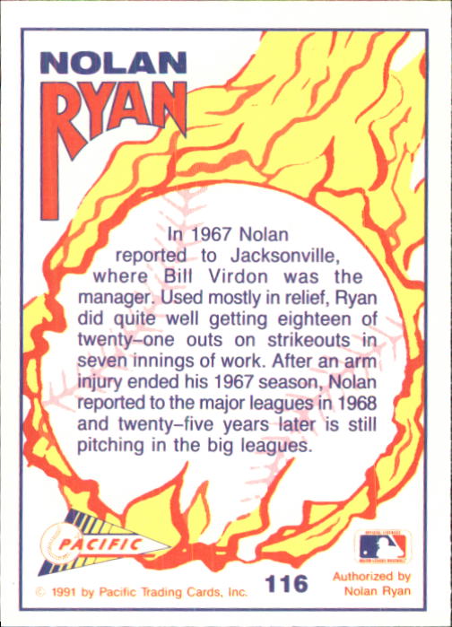 B0005- 1991-92 Pacific Ryan Texas Express Baseball -You Pick- 15+ FREE US SHIP - Picture 223 of 431