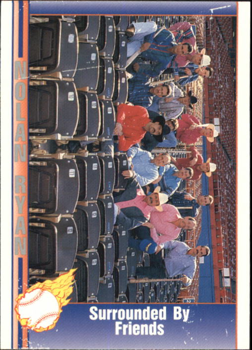 1992 Pacific Ryan Texas Express II #117 Nolan Ryan/Surrounded By Friends