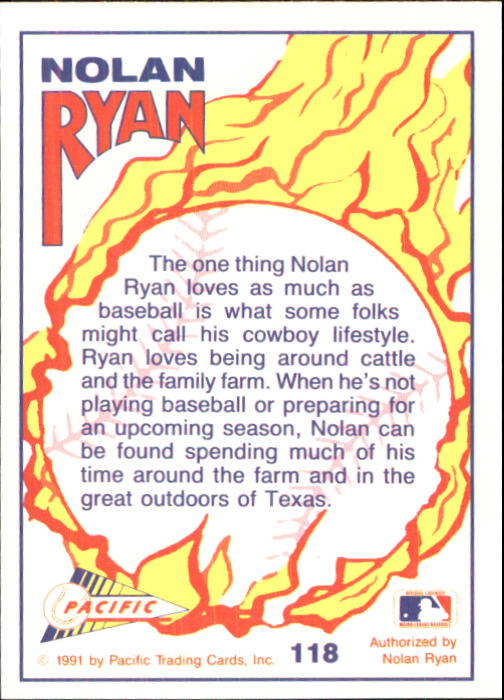 B0005- 1991-92 Pacific Ryan Texas Express Baseball -You Pick- 15+ FREE US SHIP - Picture 227 of 431