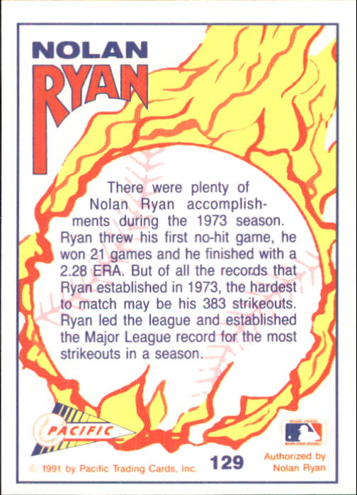 B0005- 1991-92 Pacific Ryan Texas Express Baseball -You Pick- 15+ FREE US SHIP - Picture 249 of 431