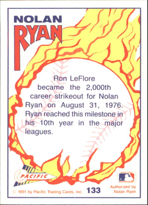 Nolan Ryan/Carlton 2003 Flair Greats Classic Numbers Dual 2Clr