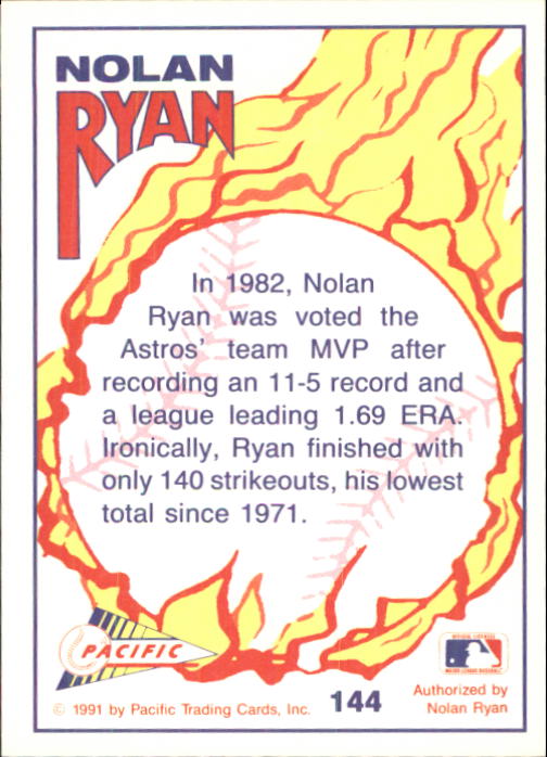 B0005- 1991-92 Pacific Ryan Texas Express Baseball -You Pick- 15+ FREE US SHIP - Picture 279 of 431