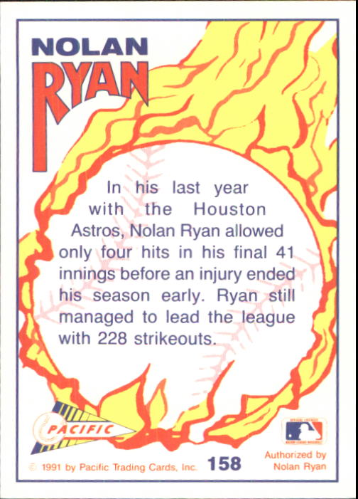 B0005- 1991-92 Pacific Ryan Texas Express Baseball -You Pick- 15+ FREE US SHIP - Picture 307 of 431