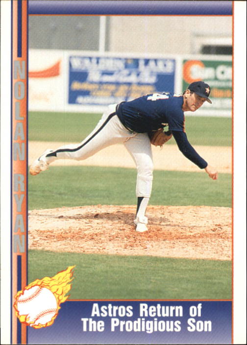 1992 Pacific Ryan Texas Express II #163 Nolan Ryan/Astros Return of/The Prodigious Son