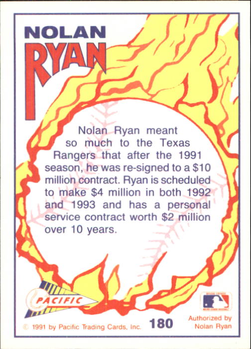 B0005- 1991-92 Pacific Ryan Texas Express Baseball -You Pick- 15+ FREE US SHIP - Picture 351 of 431