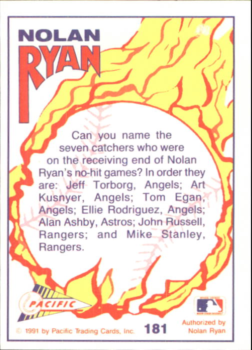 B0005- 1991-92 Pacific Ryan Texas Express Baseball -You Pick- 15+ FREE US SHIP - Picture 353 of 431