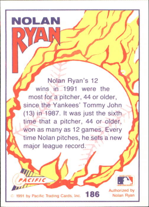 B0005- 1991-92 Pacific Ryan Texas Express Baseball -You Pick- 15+ FREE US SHIP - Picture 363 of 431
