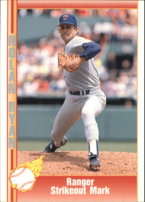 1991 Pacific Ryan Texas Express I #4 Nolan Ryan/Signed by the Mets - NM-MT  - ChicagoCards.com