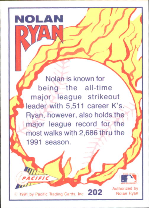 B0005- 1991-92 Pacific Ryan Texas Express Baseball -You Pick- 15+ FREE US SHIP - Picture 395 of 431