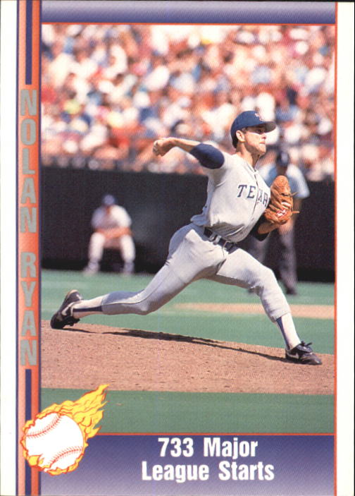 1992 Pacific Ryan Texas Express II #205 Nolan Ryan/733 Major League Starts