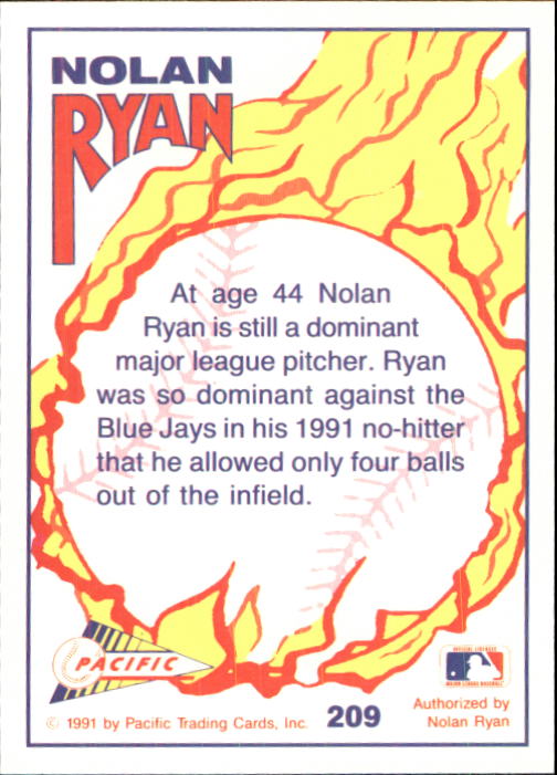 B0005- 1991-92 Pacific Ryan Texas Express Baseball -You Pick- 15+ FREE US SHIP - Picture 409 of 431