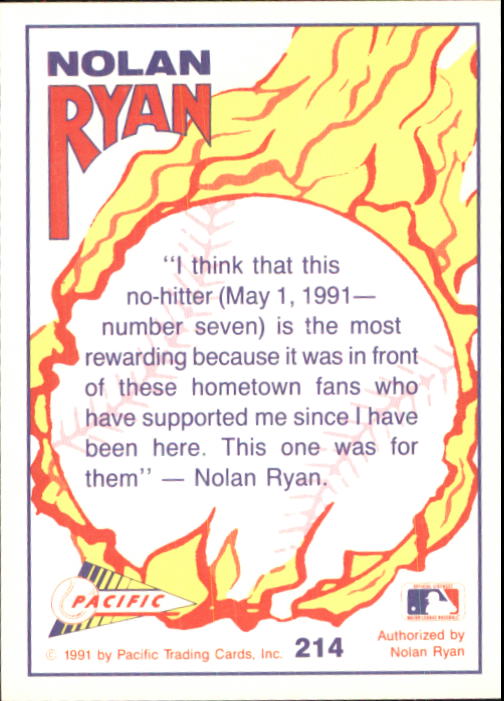 Sports Card Back