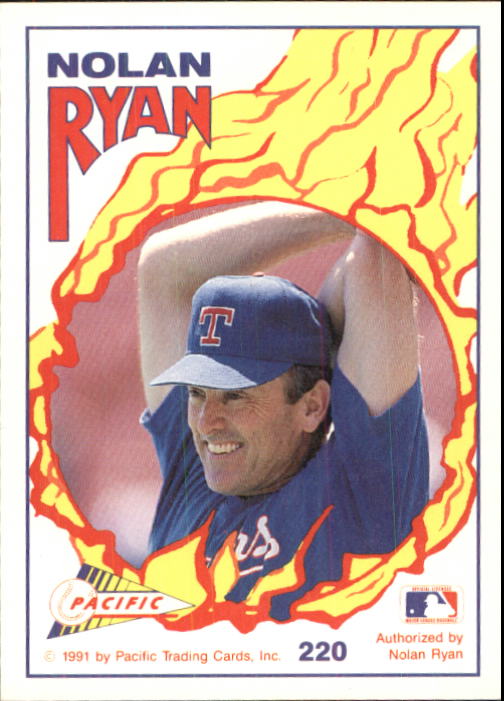 1992 Pacific Ryan Texas Express II #115 Nolan Ryan/at Age 20