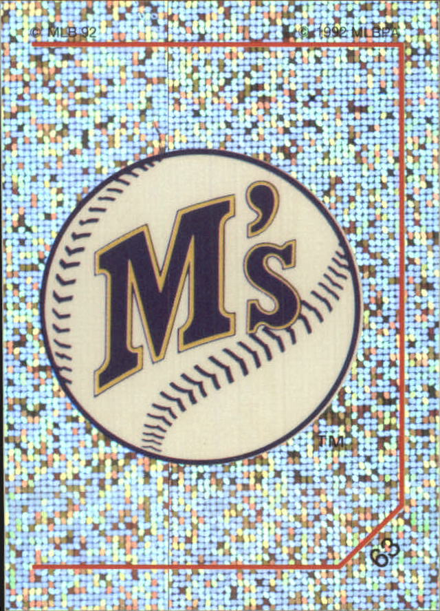 1992 Panini Stickers #63 Mariners Team Logo