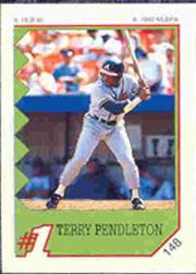 1992 Panini Stickers #148 Terry Pendleton