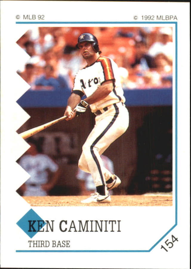 1992 Panini Stickers #154 Ken Caminiti