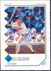 1992 Panini Stickers #161 Greg Olson