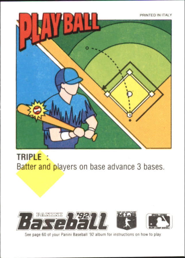 Sports Card Back