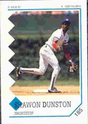 1992 Panini Stickers #185 Shawon Dunston