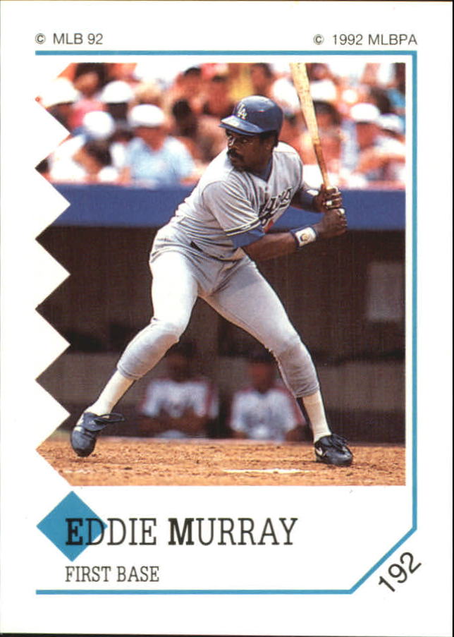 1992 Panini Stickers #192 Eddie Murray