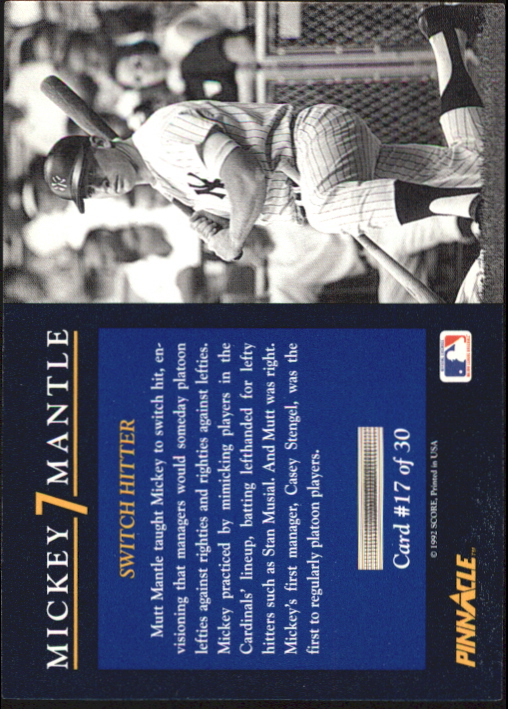 Sports Card Back