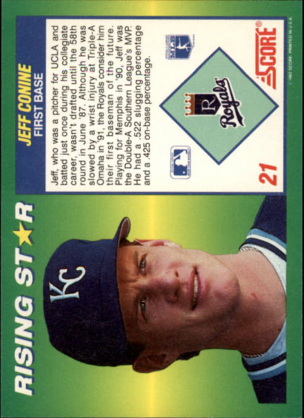 A7378- 1992 Score 100 Rising Stars BB Cards 1-100 -You Pick- 15+ FREE US SHIP - Picture 41 of 186