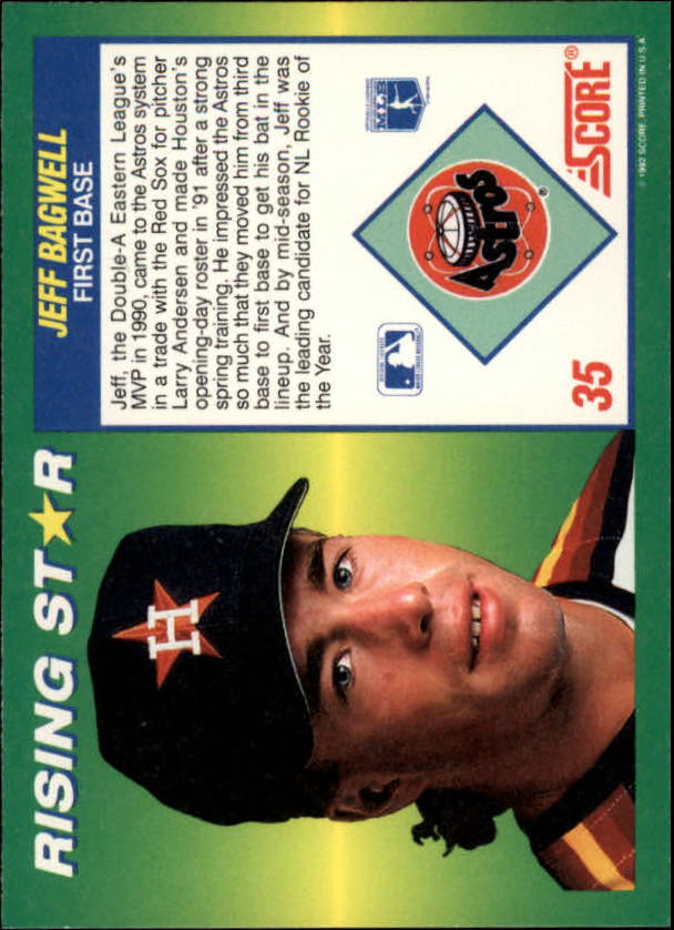 A7378- 1992 Score 100 Rising Stars BB Cards 1-100 -You Pick- 15+ FREE US SHIP - Picture 67 of 186
