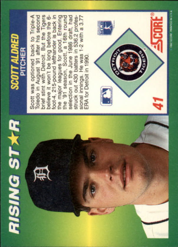 A7378- 1992 Score 100 Rising Stars BB Cards 1-100 -You Pick- 15+ FREE US SHIP - Picture 77 of 186