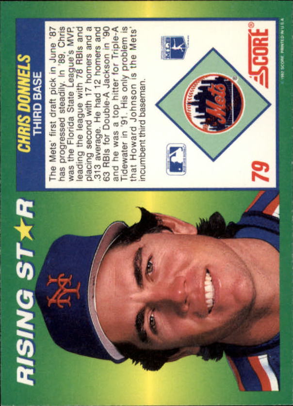 A7378- 1992 Score 100 Rising Stars BB Cards 1-100 -You Pick- 15+ FREE US SHIP - Picture 148 of 186