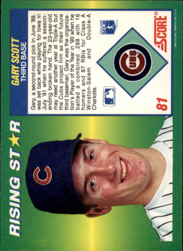 A7378- 1992 Score 100 Rising Stars BB Cards 1-100 -You Pick- 15+ FREE US SHIP - Picture 152 of 186