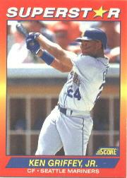 Ken Griffey Jr. - Mariners #392 Donruss 1991 Baseball MVP Trading Card