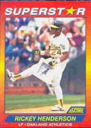 Rickey Henderson (Baseball Superstars)