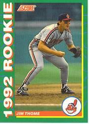 1992 Score Rookies #4 Jim Thome - NM-MT